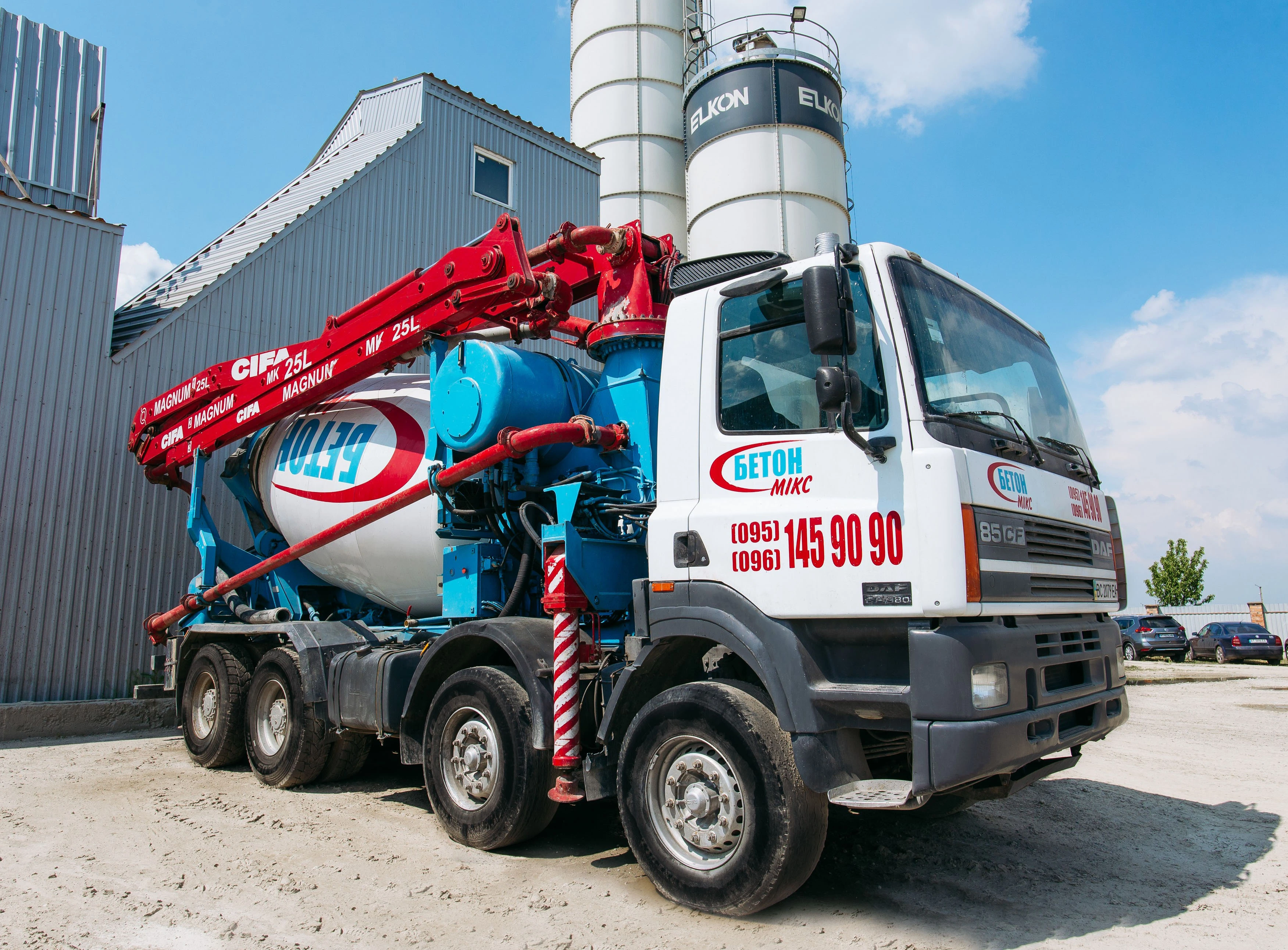 Бетононасос Cifa 25 у Калуші